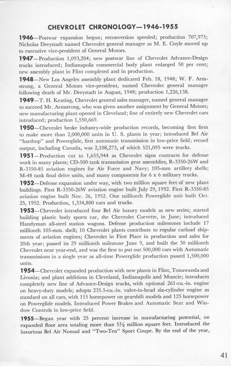 The Chevrolet Story - Published 1956 Page 29